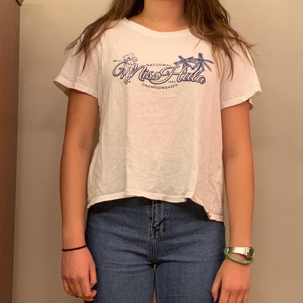 Minkpink Miss Hula White T-shirt, M